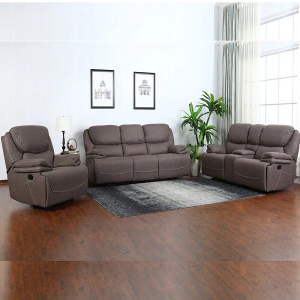 Paulo Rcliner Sofa Set